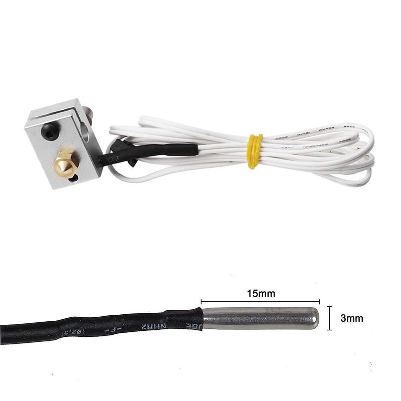 Termistor de înaltă temperatură HT-NTC100K 50℃ - imagine 3